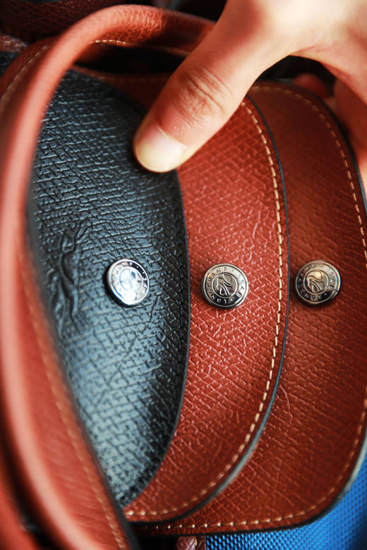 问了一万次的！！45L大容量旅行包，牛皮+帆布手提单肩包C010758 商品图1