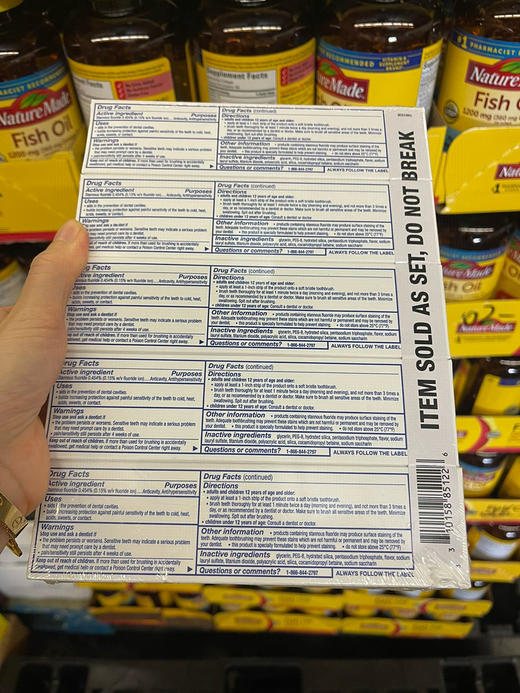 Sensodyne新款修复保护牙膏5支装，每支96.4g，美国✈️直邮特价299元🉐包税包邮到手了🔥舒适达修复牙膏防蛀牙，保护抗敏感牙膏。 商品图6