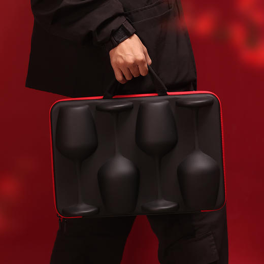 梦蒂贝罗 便携式四支装无铅水晶杯 商品图0