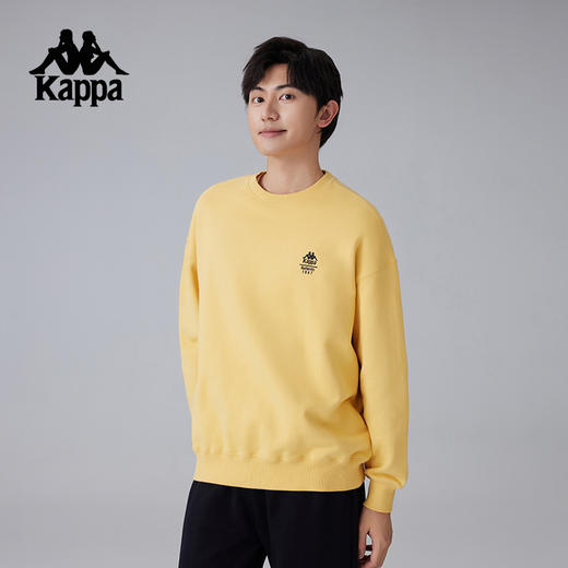 Kappa卡帕背靠背新款运动套头衫男休闲圆领卫衣宽松针织长袖上衣K0F12WT61 商品图1