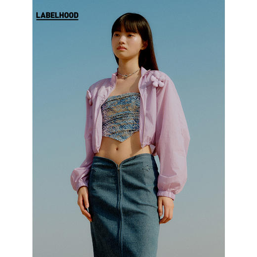 【FENGYI TAN×LABELHOOD】蕾虎联名抽褶小花多巴胺外套 商品图3