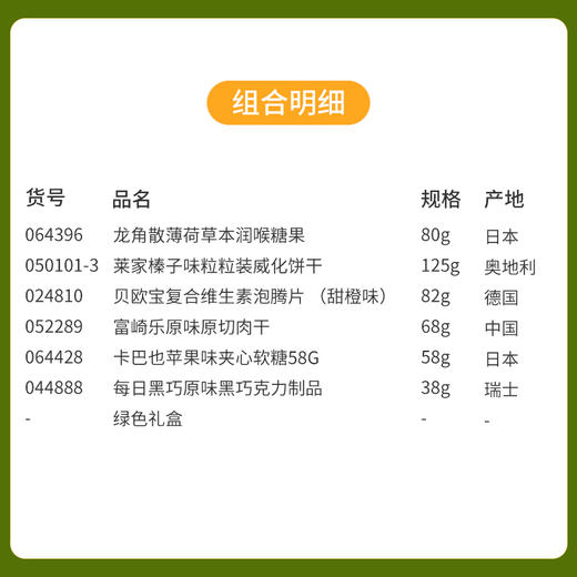 【预定款伴手礼】轻奢风绿色盒子款064396*050101-3*024810*052289*064428*044888 商品图1