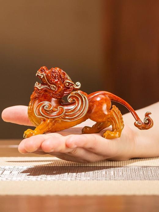 <有书独家>朱炳仁铜 纳财貔貅摆件装饰工艺品礼品家居招财中式铜貔貅 商品图4