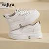 Safiya/索菲娅2025春新款轻便休闲增高厚底运动小白鞋 SFD1112018 商品缩略图6