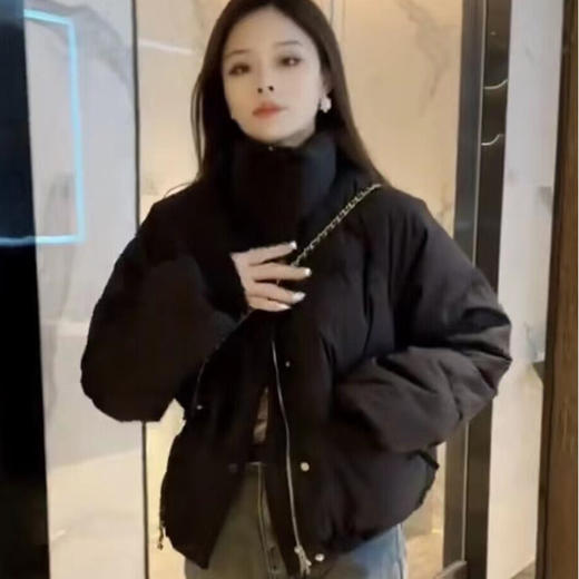 韩版短款小个子面包服羽绒服 商品图3