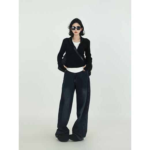 韩版假两件半拉链立领T恤打底衫女冬季新款叠穿保暖长袖上衣S-2XL 商品图2