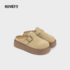 和诚行 2025春季新款复古百搭勃肯鞋厚底舒适外穿女半包拖鞋0820296 商品缩略图4