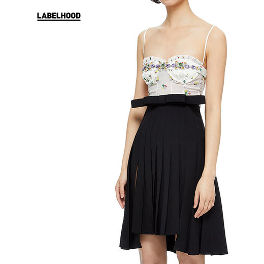 【SHUSHUTONG】蕾虎时尚镶嵌钻石拉链抹胸衣吊带经典款女 商品图4