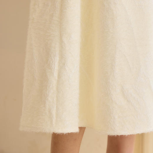 玳莎国风松紧腰半身裙2025年春季新款温柔新中式显瘦中长款伞裙  FA34301 商品图3