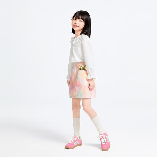 女童翻领长袖上衣春季新款安奈儿童装实体店同款AG511575 商品图5