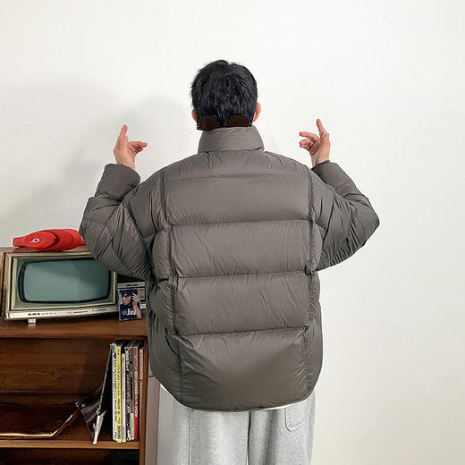 徐太浪高质感软糯立领羽绒服男冬季韩系重磅加厚保暖面包服外套潮 商品图3