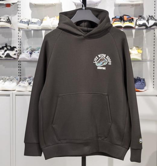 【大都会】李宁卫衣男子2025春季新款反伍系列宽松休闲套头连帽上衣AWDV025 商品图0