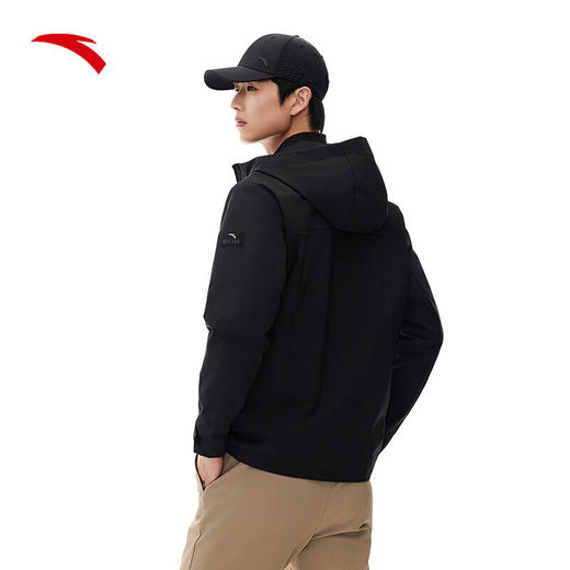 安踏（ANTA）训练男丝光绒风衣综训系列25年春季新款梭织厚外套152517602S 商品图2