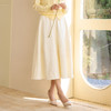 玳莎国风松紧腰半身裙2025年春季新款温柔新中式显瘦中长款伞裙  FA34301 商品缩略图0