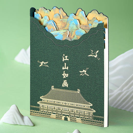 故宫文具江山如画笔记本博物馆文创记事本精美创意礼物北京旅游伴手礼品纪念品生日礼物 商品图2