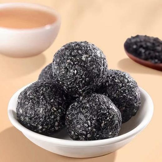 【泾川馆-艺果优品】德惠堂黑芝麻丸盒装黑芝麻丸丸子独立小包装大包装500g即食 商品图1