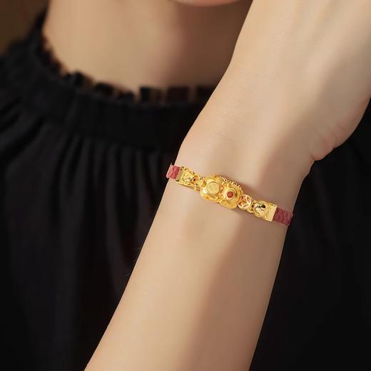 朱炳仁铜 八方聚财貔貅手链项链招财转运手串编织送男士节日礼物 商品图3