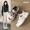 ZHR厚底老爹鞋女2024秋冬新款软底增高小个子小白鞋休闲运动轻便 商品缩略图2