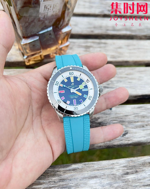 新款到货 BLS百年灵超级海洋彩虹盘男士腕表，外观方面更具时尚新潮魅力 商品图0