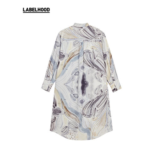 【HIDEMI×LABELHOOD】联名款设计感简约印花连衣裙 商品图4