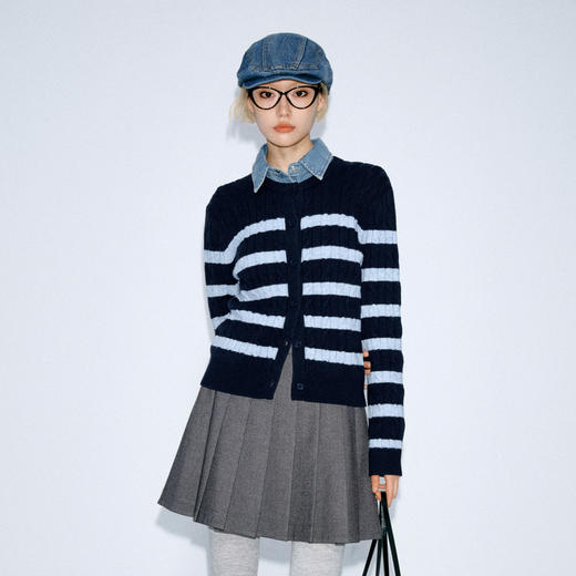 【商场同款】麦檬冬毛衫开衫4FA135791 商品图0