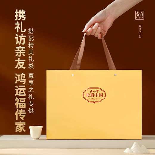正山堂骏眉中国 鸿运礼盒装 特级金骏眉工艺茶叶送长辈送礼品礼盒192克 商品图2