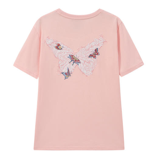 ONIARAI/鬼洗25春夏泥棒蓝女款化蝶福蛇绣花拼接贴布绣 N840262 商品图4