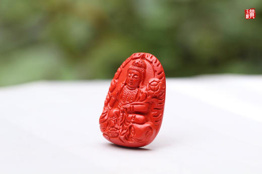 朱砂【普贤菩萨】吊坠  生肖蛇的守护神 商品图1