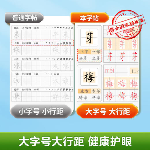 三步写好规范字二类；1-5年级上/下册 商品图3