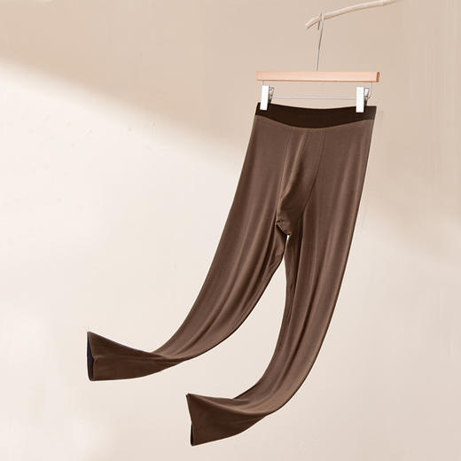 雀说男士德绒保暖裤无痕发热免穿内裤打底裤加厚抗菌内穿蚕丝保暖内衣AL3716 商品图7