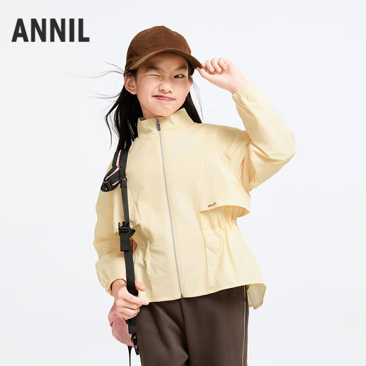 女童梭织风衣外套春季新款安奈儿童装实体店同款AG515582 商品图0