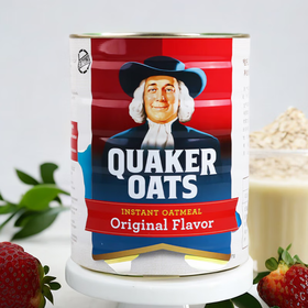 桂格即食燕麦片800g/033710 懒人必备无添加蔗糖纯麦片