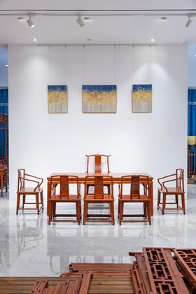 红桥红  家具严选  缅甸花梨（大果紫檀）/大红酸枝【茶室搭配】