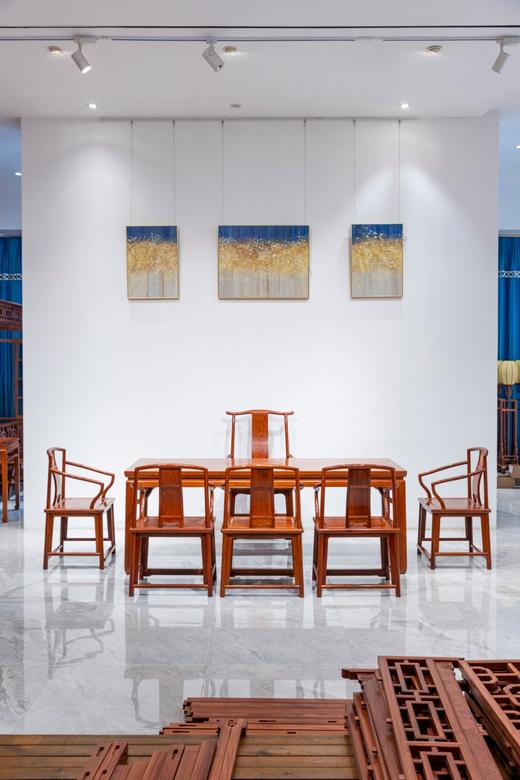 红桥红  家具严选  缅甸花梨（大果紫檀）/大红酸枝【茶室搭配】 商品图0