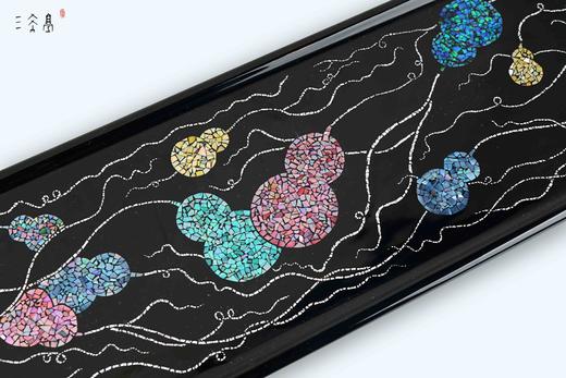 三希堂  流霞系列  七宝葫芦大漆盘 商品图2