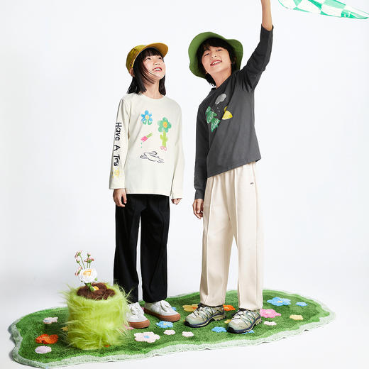 男女童针织单裤春季新款安奈儿童装EM516015 商品图3