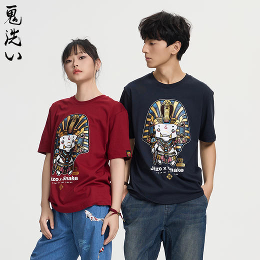 ONIARAI/鬼洗25春夏地藏小王公仔法老地藏短TEE男女情侣 J850194 商品图1