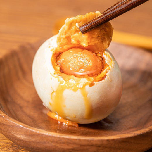 三客游 烤海鸭蛋 流油 开袋即食 70g/枚 商品图5