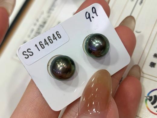 9mm-10mm大溪地裸珠对珠 商品图2