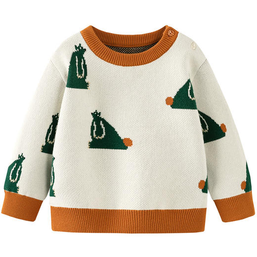 【绵绵衫】迷你巴拉男女童宝宝秋冬蓬松上衣保暖萌趣针织衫 商品图4