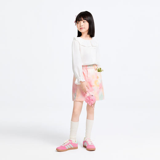 女童翻领长袖上衣春季新款安奈儿童装实体店同款AG511575 商品图3