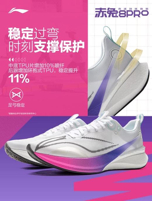 【大都会】李宁赤兔8PRO丨 跑步鞋男款减震透气中考轻便竞速训练专业运动鞋 商品图1