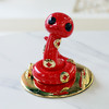 RODEO ART 蛇玲珑 中国红 20cm 送人送朋友客厅卧室玄关摆件生日礼物蛇年 商品缩略图1