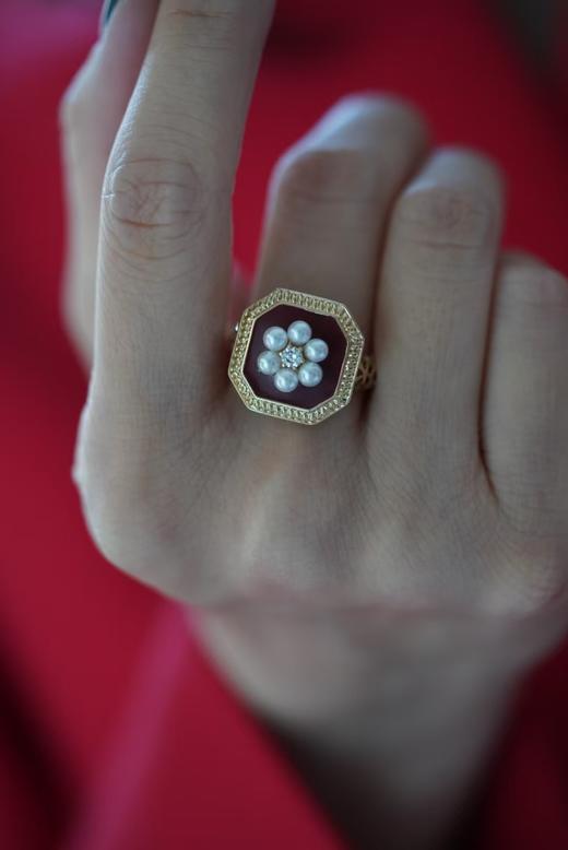 Akoya戒指「汤圆」 商品图2