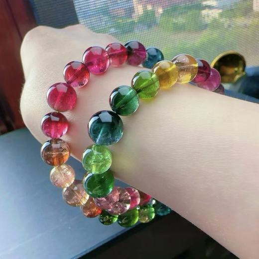 7mm-9mm多圈彩虹碧玺手串 商品图2