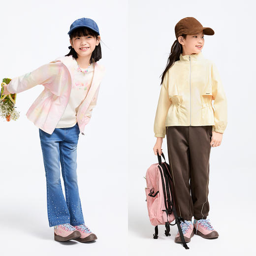 女童梭织风衣外套春季新款安奈儿童装实体店同款AG515582 商品图3