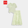 【小个子定制】 IEF/爱依服2025时尚套装夏季 韩版时尚温柔小清新淑女上下套裙DS41162-X- 商品缩略图0