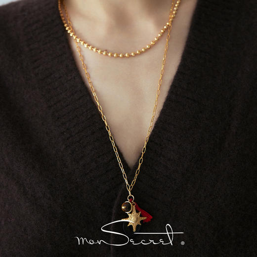 MONSECRET 星月流苏多用项链 商品图0