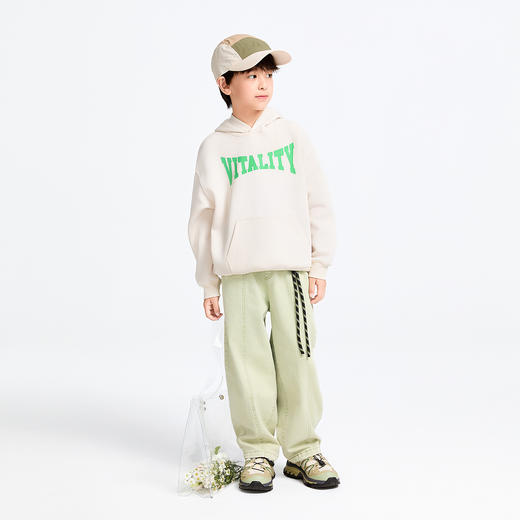 男女童全腰单裤春季新款安奈儿童装实体店同款AM516522 商品图3