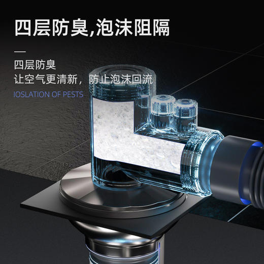 防臭盾闪钻多功能接头50管/75管可选 商品图3